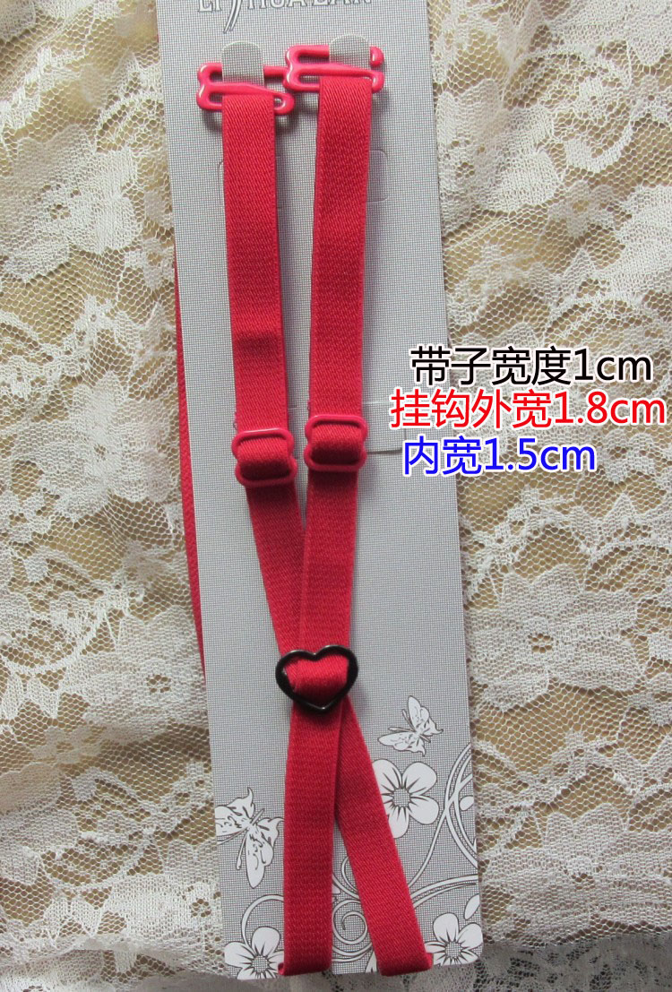 Dây đeo chéo hình trái tim mới 2015 dây đeo vai chống trượt băng thông hẹp móc quần áo mới mua 2 tặng 1 miễn phí phụ kiện áo lót