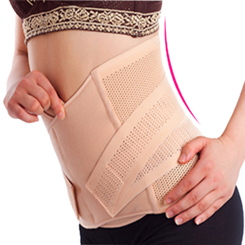 Postpartum belly belt natural birth caesarean section special pregnant women's belly belt gauze slimming belly belt thin breathable belly belt