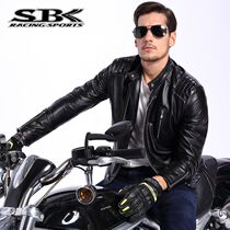 New SBK casual leather motorcycle riding clothing equipped with motorcycle rider fall-proof Harley motorcycle suit jacket
