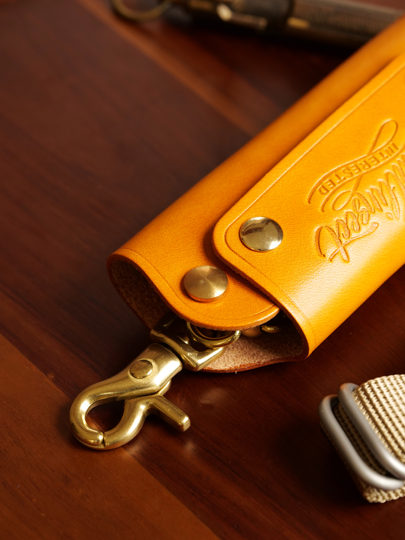 Американский ретро-кошелек для ключей ручной работы из кожи растительного дубления для мужчин, универсальный чехол для ключей от машины из натуральной воловьей кожи, чехол для ключей из натуральной кожи