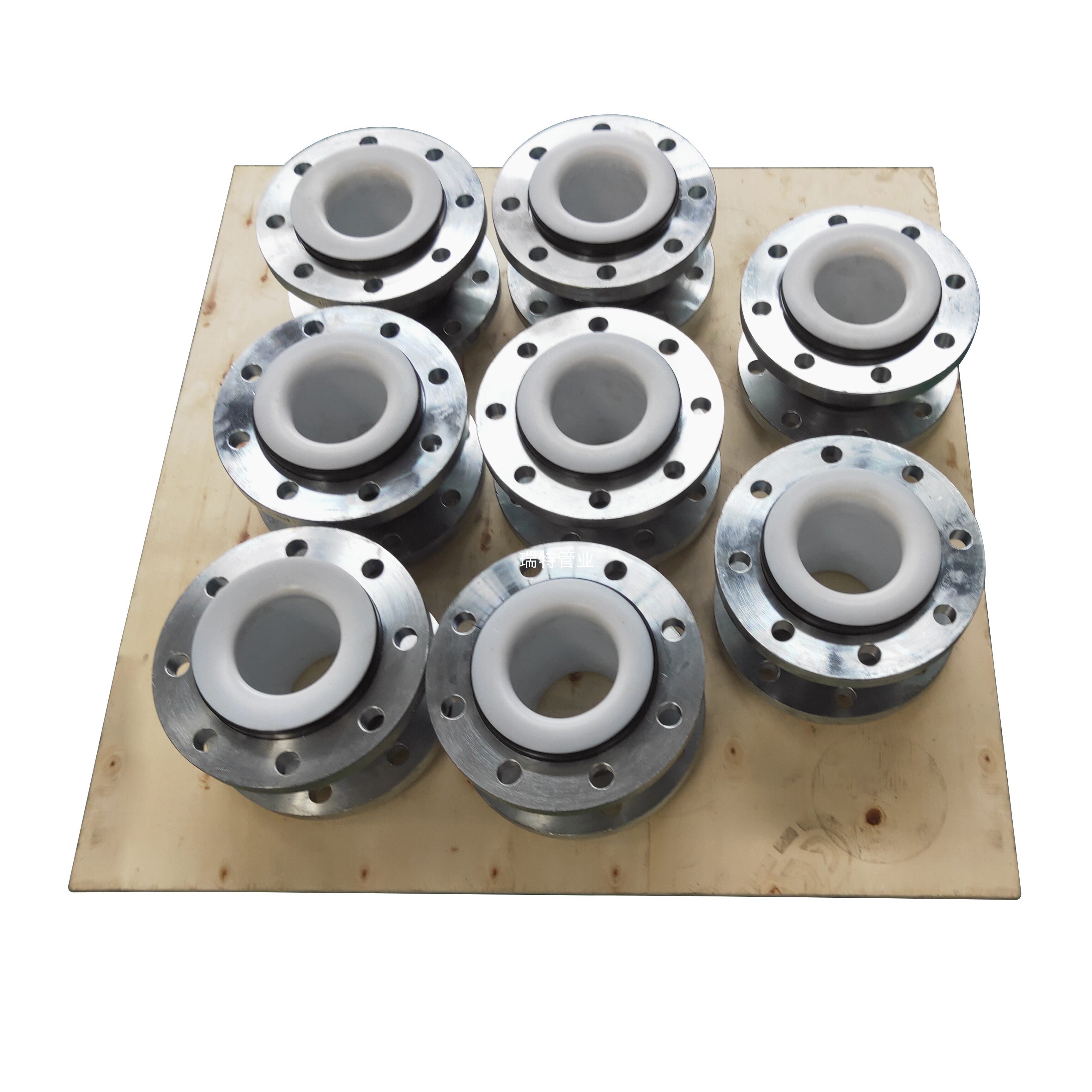 High temperature and strong acid and alkali resistant carbon steel 304 stainless steel flange lined with PTFE soft joint expansion joint