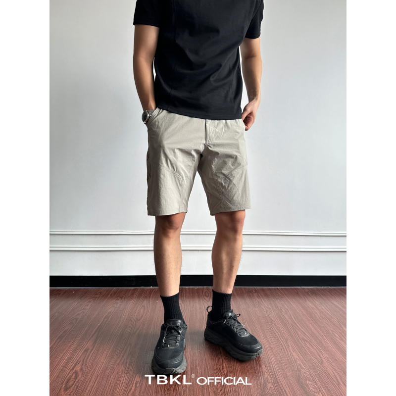 [Lightweight Four-Way Stretch] Cornin Nylon Quick-Drying Three-Proof Summer Sports Shorts Outdoor 3D Stereo Casual Pants