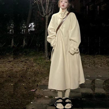 New high-end mid-length woolen coat for autumn and winter