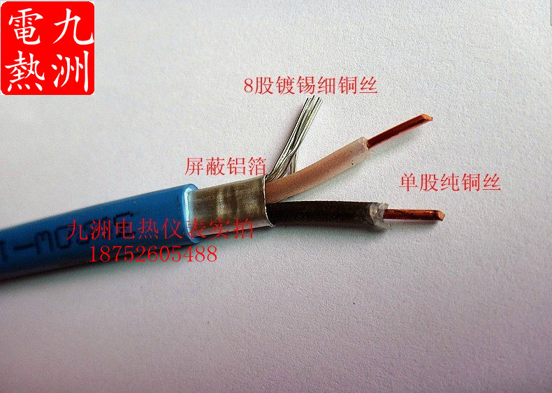 Direct selling TXLP 220V Dual conduction heating cable Geothermal wire 220V600W