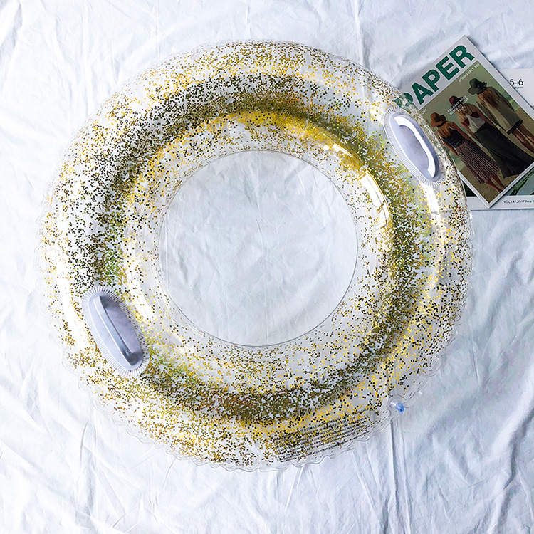 Vòng bơi sequin trẻ em người lớn nam và nữ dày lên nổi nước sofa chất béo phao cứu sinh - Cao su nổi phao bơi tay