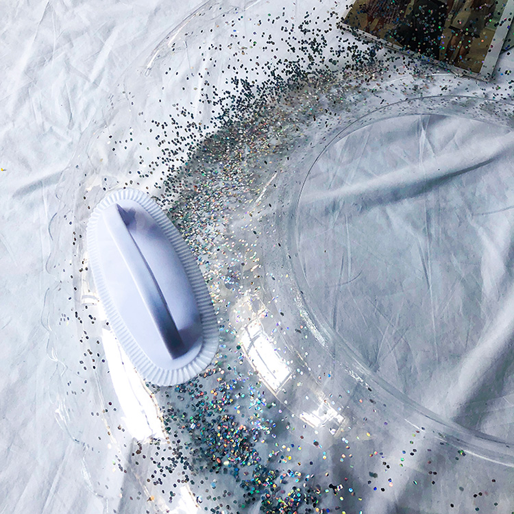 Vòng bơi sequin trẻ em người lớn nam và nữ dày lên nổi nước sofa chất béo phao cứu sinh - Cao su nổi phao bơi tay