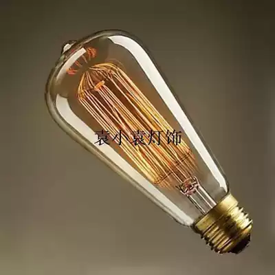 Edison ST64 LED energy saving art tungsten filament bulb retro light source E27 incandescent bulb