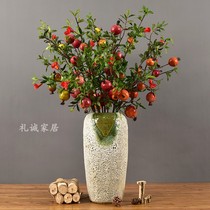 Simulation of pomegranate home furnishing software sample room decoration TV cabinet simulation flower simulation