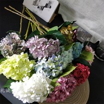 176 Hydrangea slices wedding flower home decoration fake flower table flower art model house big hydrangea flower simulation flower