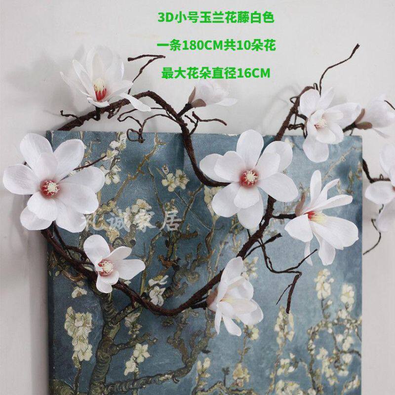 () emulated flower European style jade orchid flower vines wedding celebration flower art photo gallery decorated with flower vines foaming branches