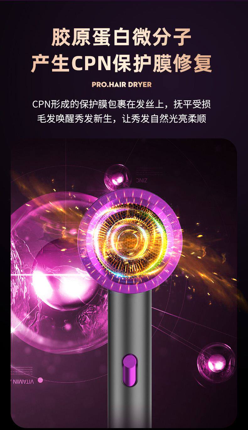 Новогодний подарок hair dryer household student dormitory hair dryer high power