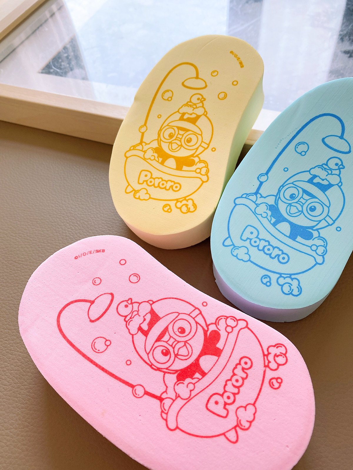 South Korea's Bo Lele baby painless bath cotton baby sponge rubbing ash artifact adult children's bath cotton