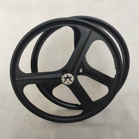 Promotional 700c dead-speed bicycle, five-knife, three-knife, non-slip teeth, one-piece solid gear set, dead-speed bicycle front wheel and rear wheel