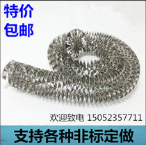304 stainless steel spiral hollow fin galvanized iron radiating fin teething steam radiating pipe heat pipe heating pipe