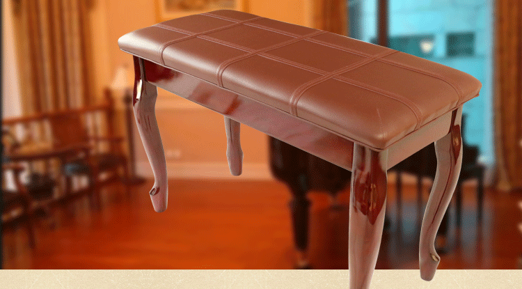 Đặc biệt hàng ngày tinh khiết gỗ đàn piano phân châu Âu cong chân ghế piano đôi với cuốn sách hộp guzheng phân nhạc cụ - Phụ kiện nhạc cụ dây đeo đàn
