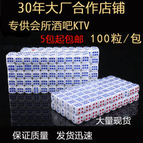 Dice stopper Dice grain color grain KTV bar food stalls Acrylic transparent crystal large color 13 14