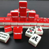 Tide brand high-grade household hand rub large medium mahjong card first-class melamine hardcover automatic machine with portable small mahjong