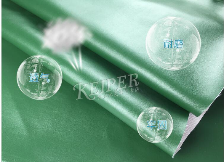 Pu Napa vải da nhân tạo da mềm và cứng túi sofa giả da trơn mịn dòng tự làm thủ công vải cotton 100