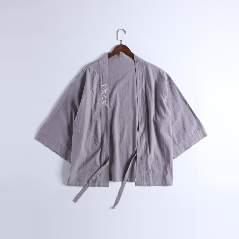 Tôi và ông Xiong / Fat Kích thước lớn Áo gió theo phong cách Trung Hoa Retro và Cotton Nhật Bản Nhật Bản áo gió đen