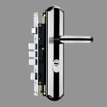 Universal mechanical door lock stainless steel door lock household hardware anti-theft lock cylinder tool handle