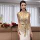 Ambilight V-neck Sleeveless 2026 ແຟຊັນໃໝ່ທີ່ຫຼາກຫຼາຍ ແລະ ແບບຕາເວັນຕົກ ຫຼຸດອາຍຸ ແລະ ຫຼຸດຄວາມອ່ອນເພຍ ການອອກແບບດ້ານເທິງອະເນກປະສົງ
