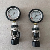Supply of diving cylinder pressure gauge cylinder residual pressure detection pressure gauge residual pressure gauge diving instrument diving special