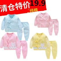 Clearing and breaking code spring and autumn newborn sweater with knitted suit for autumn and winter baby and young wire dress