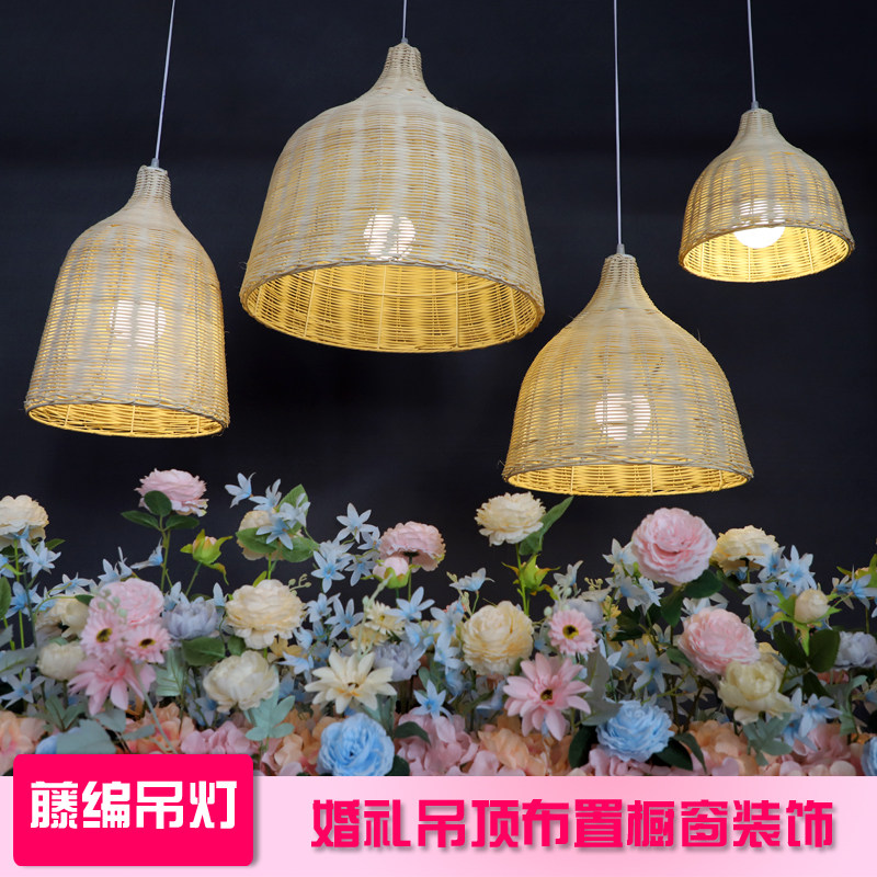 New Wedding Vine Choreographer Wine Glass Chandelia Sensuo Outdoor Wedding Background Arrangement Hotel Dining Room Shop Window Suspended Ceiling Decoration
