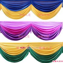 Wedding props new background yarn curtain curtain head color stage background Sharman curtain head water curtain opening celebration arrangement