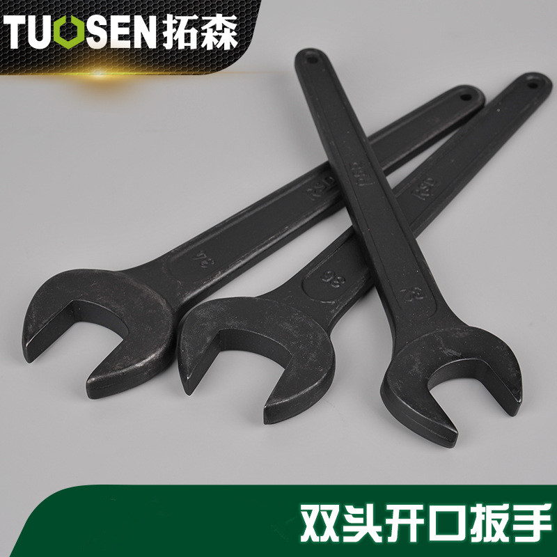 Heavy duty long handle hexagon socket wrench 24-115mm single head opening wrench Single head fork wrench hardware tools