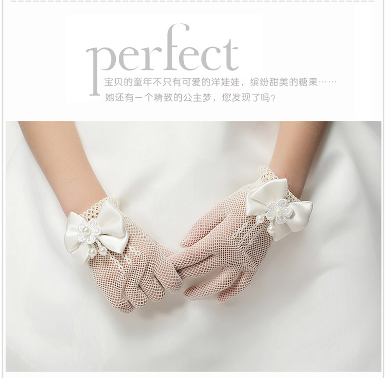 Gants pour fille en dentelle - Ref 2149648 Image 8