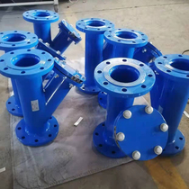 Carbon steel valve flange Y type filter stainless steel cast iron pipe defilers spray paint baking varnish large caliber welding