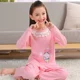 Bộ đồ ngủ bé gái Mùa xuân và mùa thu dài tay Cotton Trẻ em trẻ em Cô gái trẻ em dễ thương Phim hoạt hình công chúa dịch vụ tại nhà đồ bộ thể thao nam