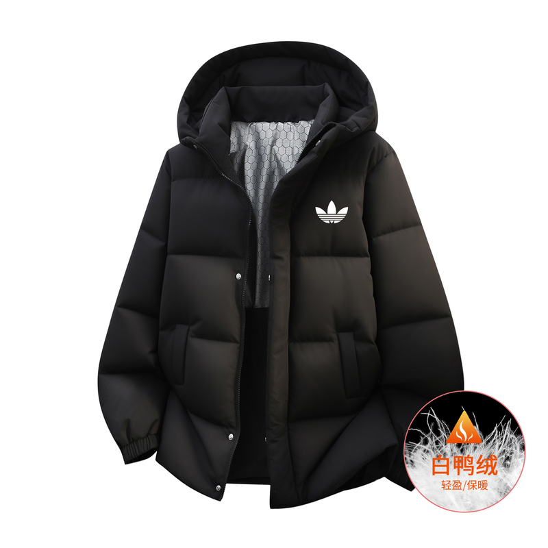 Outlet down Jacket for Boys and Girls, Children's Clothing, 2026 Winter New Style, Hooded, Warm, Trendy Brand, White Duck down Coat