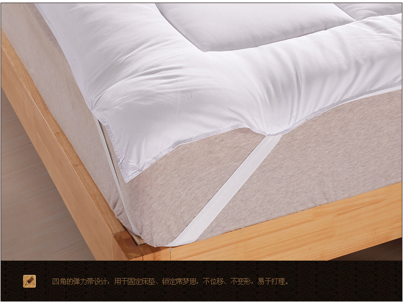 Luo Ruiou khách sạn năm sao nệm dày chống trượt pad bảo vệ giường gấp 褥 1,8m1,5m1,0 m sản phẩm giường nệm giá kho