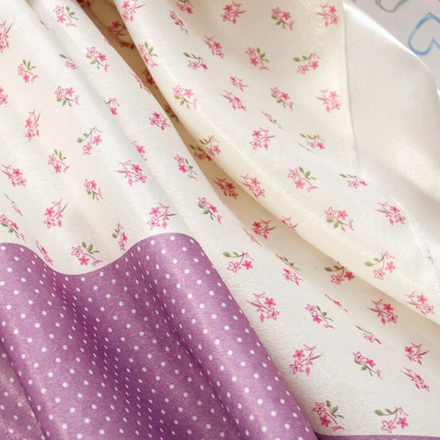 vườn hoa nhỏ phòng ngủ thở giường ngủ manti lan chúa ký túc xá màn giường màu tím tinh thể [] - Bed Skirts & Valances rèm vải giường