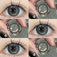 Светлая и теневая кожа 14,2 мм [1 пара поставляется с футляром для линз, 2 пары — с раствором для ухода]