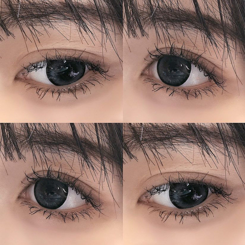 Mei pupil half a year toss female beauty 14 5 European and American mixed blood Ice Dew gray color contact lenses season Moon throw TN
