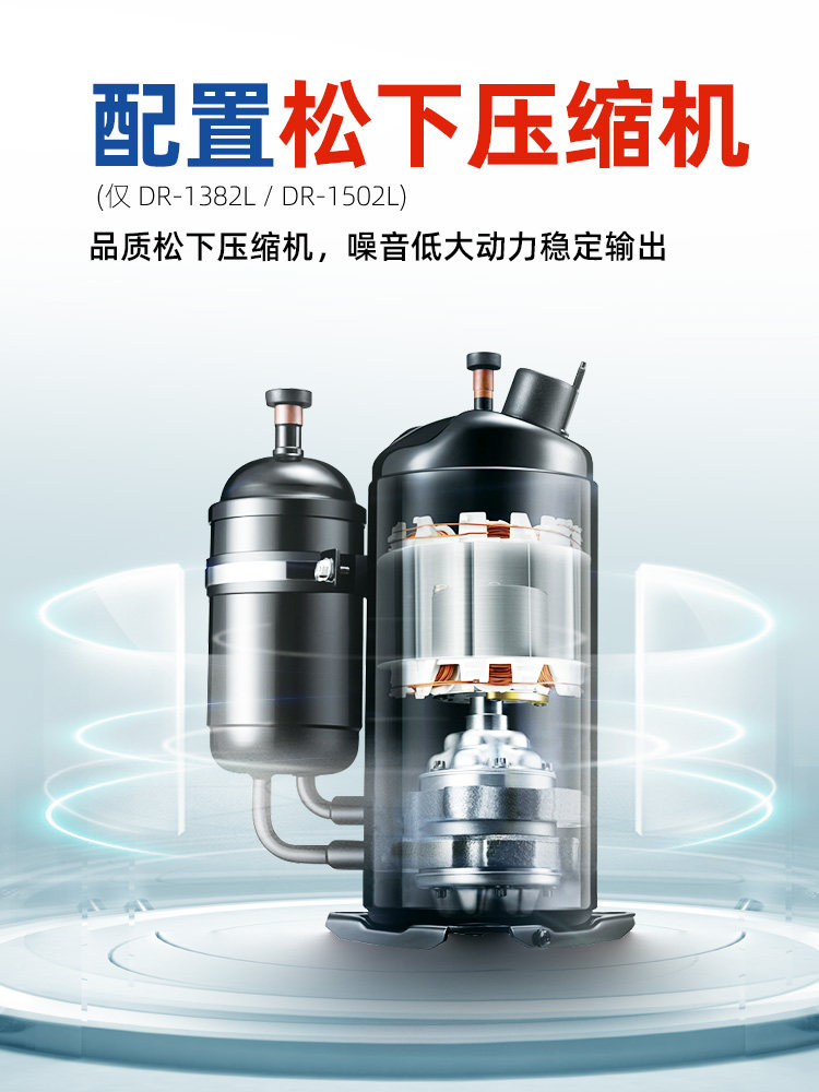 Dolexin Dr-1502L Industrial Dehumidifier High-Power Dehumidifier Large Warehouse Dryer Basement Dehumidifier