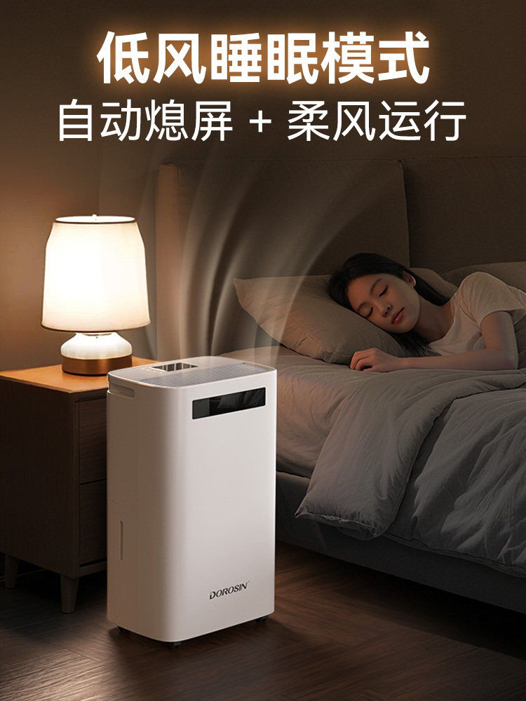 Dolexin Dehumidifier, Household High-Power Dehumidifier, Basement Dehumidifier, Rainy Day and Humid Weather Dehumidifier Er-30Es