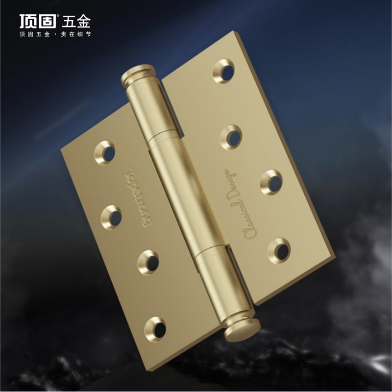 Dinggu New Self-Lubricating Silent Oil-Free Brass Hinge 4inch 5inch Flat Opening 3.5inch Widened 4mm Thickened Wooden Door Hinge Dinggu New Self-Lubricating Silent Oil-Free Brass Hinge 4inch 5inch Flat Opening 3.5inch Widened 4mm Thickened Wooden Door Hinge
