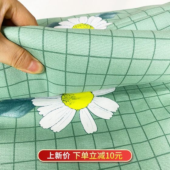 Summer antibacterial bed sheet single piece thickened old coarse cloth three-piece set 100 anti-mite student dormitory single cotton and linen mat