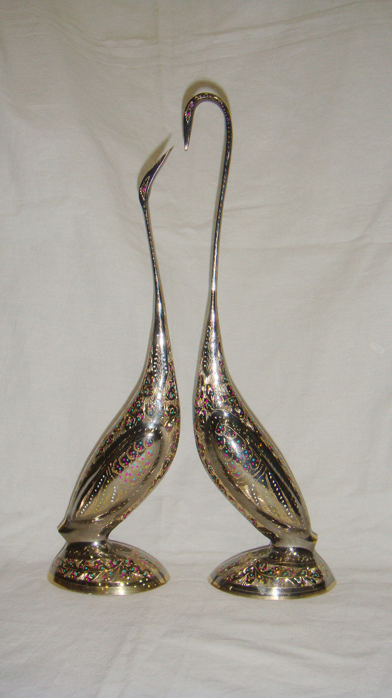 Wholesale Pakistan bronze fine swan Pakistan bronze wedding gift couple swan