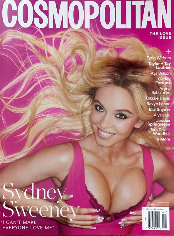 In Stock Cosmopolitan Metropolitan 2026 Spring Edition British Women's Fashion Magazine Cover Featuring Sydney Sweeney