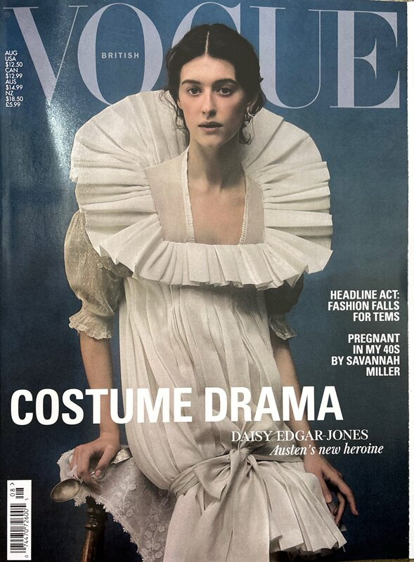 In Stock Vogue August 2026 Issue British Fashion and Beauty Magazine for Women with Cover Featuring Daisy Edgar-Jones