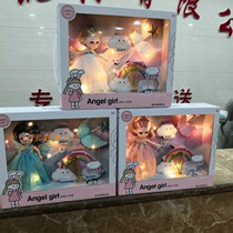 Jianidi little doll Little Angel cane Princess Light House toy girl gift 16cm joint baby
