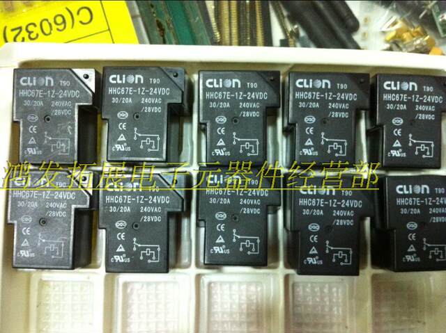 Hhc67E-1Z-24Vdc 24V Xinda Clion Original T90 6-Pin Set of 40A Switching Relays