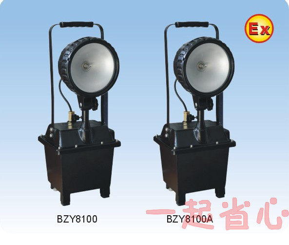 Ocean King FW6100GF-J explosion-proof floodlight work light portable mobile site glare emergency light with battery