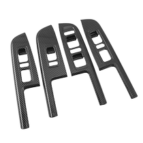 Specially used for Xpeng G9 interior modification carbon fiber pattern interior decorative strips glass switch water cup frame air outlet mask