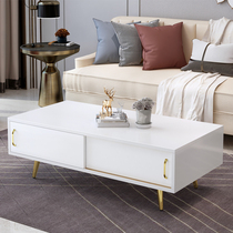 Nordic solid wood tea table minimalist modern living room small table for home small tea table light lavish small family tea table small tea table